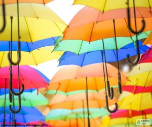 yapboz Renkler şemsiyesi